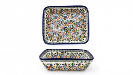 baking and serving vessel GU1350 ceramic boleslawiec