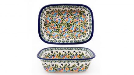 baking and serving vessel GU174A ceramic boleslawiec