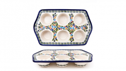 baking and serving vessel GU1778 ceramic boleslawiec