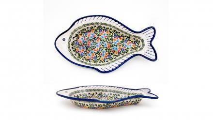 baking and serving vessel GU1819 ceramic boleslawiec