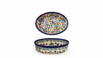 baking and serving vessel GU1894 ceramic boleslawiec